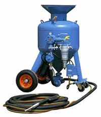 590641 SAND BLASTER PNEUMATIC AC-1P, PORTABLE COMPL. W/ACCESSORIES