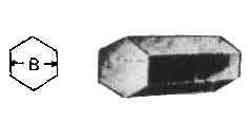 670201 STEEL HEXAGON COLD-FINISHED, 6MM 4MTR