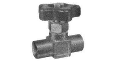 752151 NEEDLE VALVE STRAIGHT BRASS, BOTH FEMALE ENDS 1/8